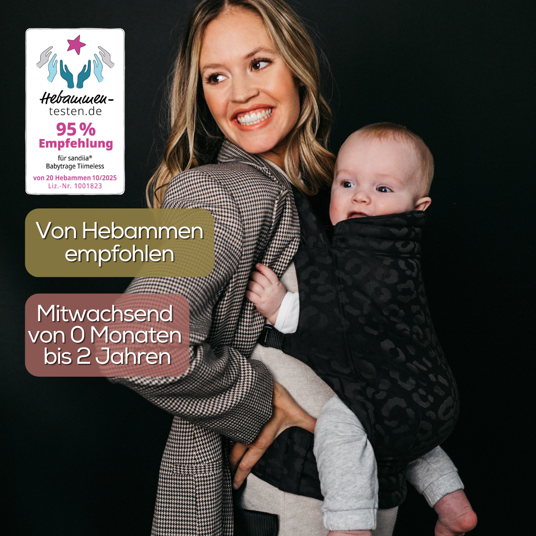 sandiia® baby carrier Tiimeless Leodiia Black