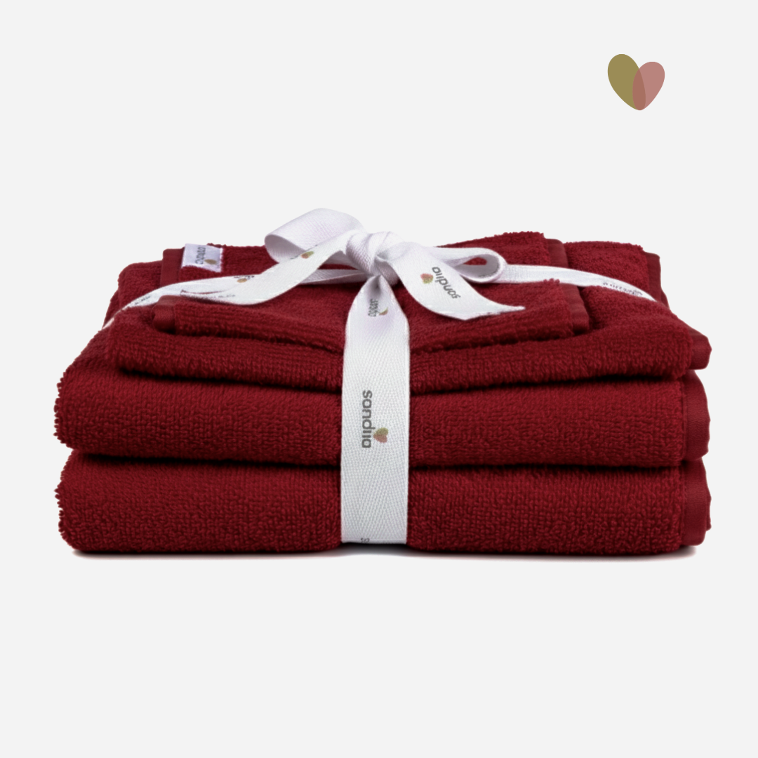 sandiia® Geburtshandtuch inkl. gratis Waschlappen