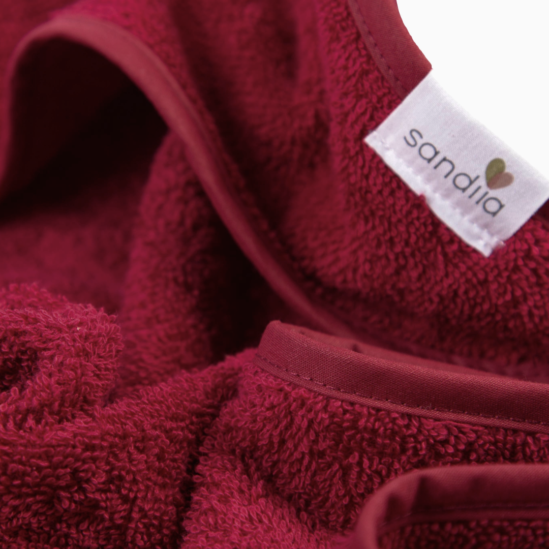 sandiia® Geburtshandtuch inkl. gratis Waschlappen