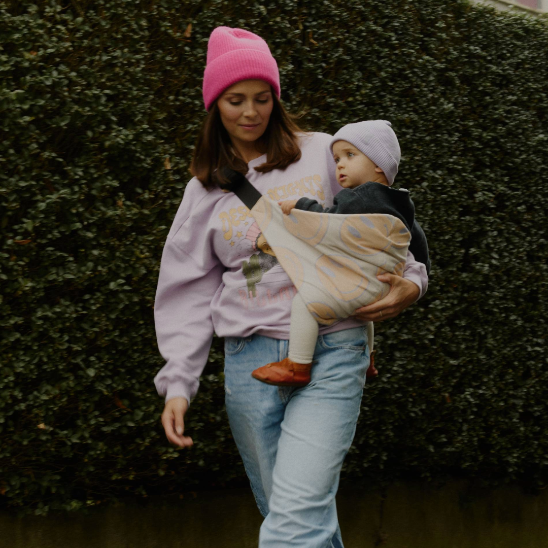 sandiia® hip carrier "Hipster Smiile Peach"