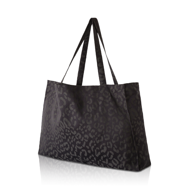 Large black shopping bag sale