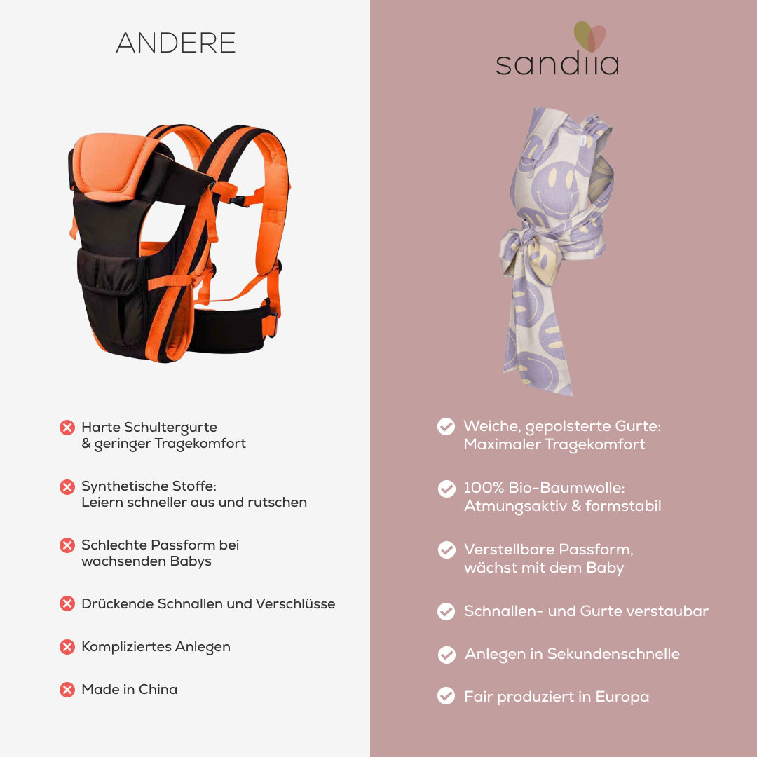 sandiia® Halfbuckle Carrier Smiile