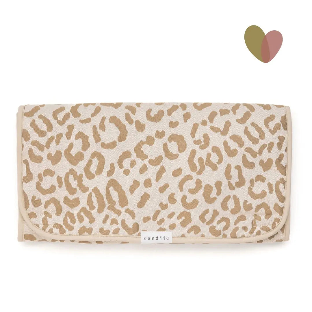 sandiia® Mobile Wickelunterlage mit Taschen / Leodiia Sand