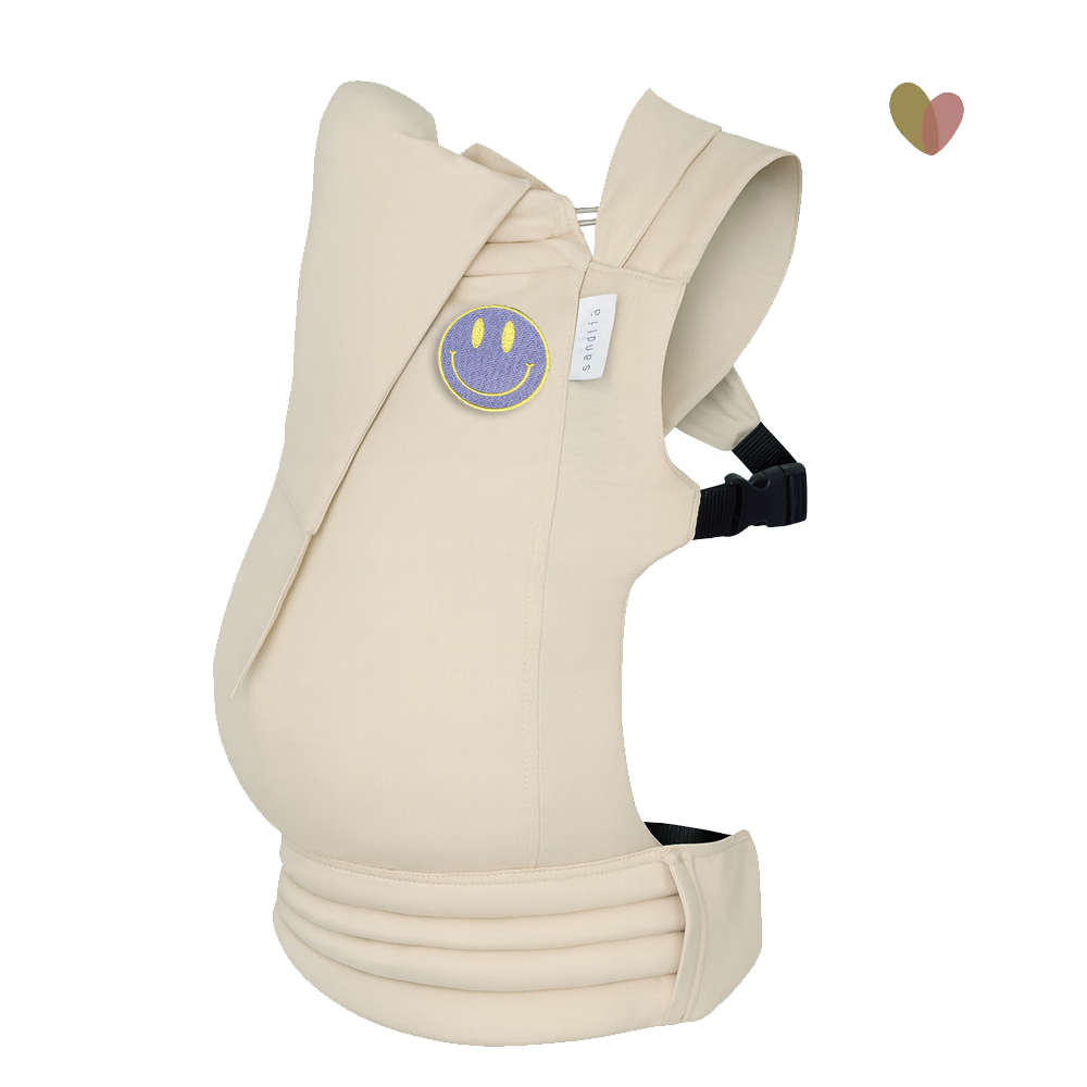 sandiia® Babytrage Tiimeless Pearl Patch inkl. Smiile-Patch