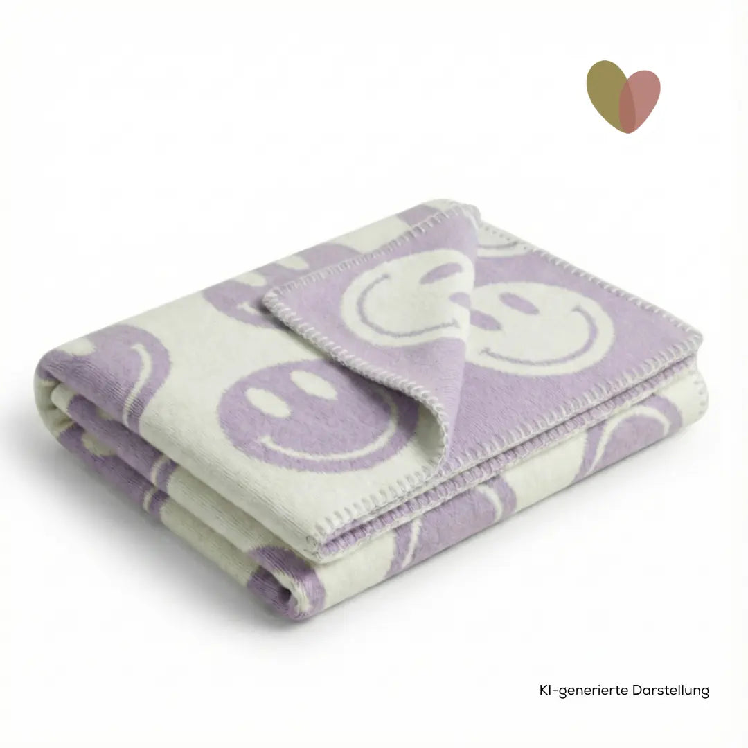 sandiia® Wende-Babydecke Smiile