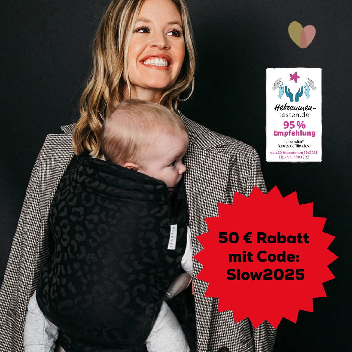 sandiia® Babytrage Tiimeless Leodiia Black