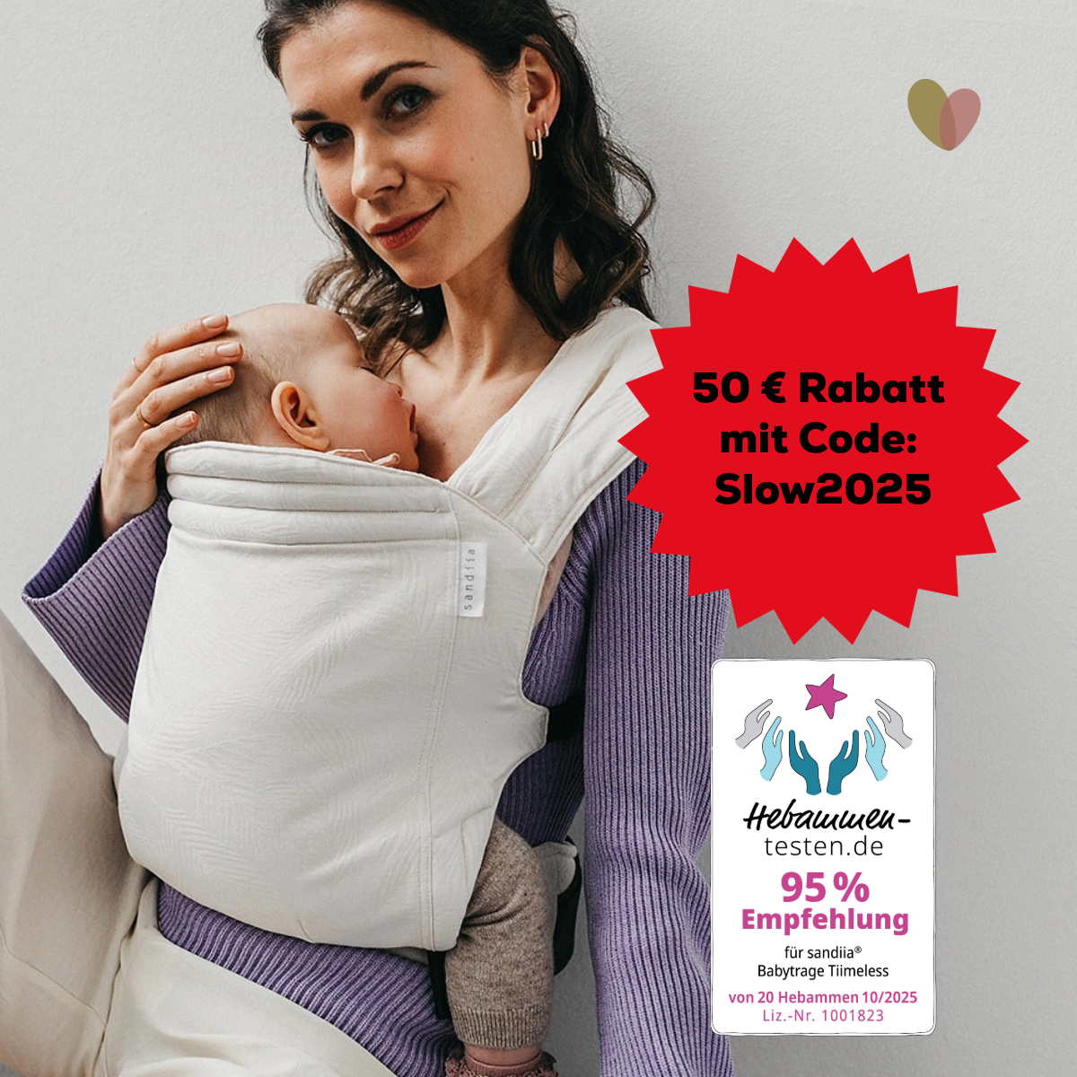 sandiia® Babytrage Tiimeless Palmdiia Pure