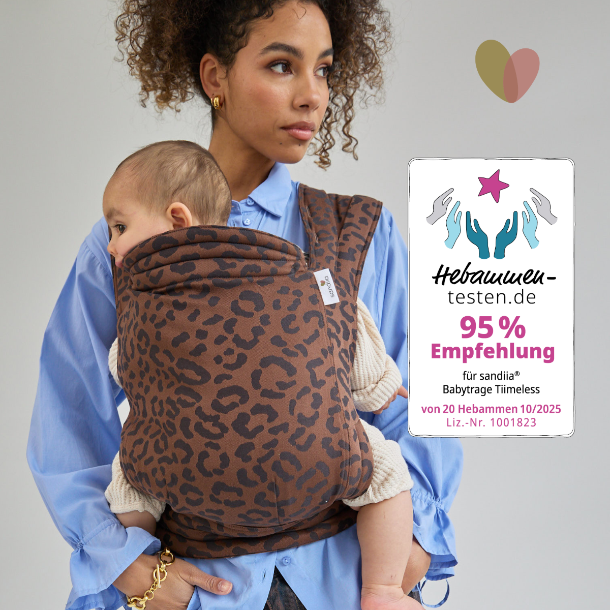 sandiia® Babytrage Tiimeless Leodiia Mokka