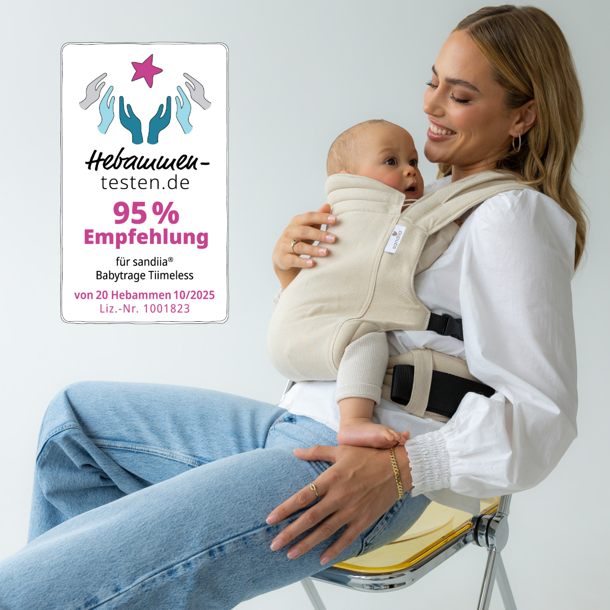 sandiia® Babytrage Tiimeless Pearl