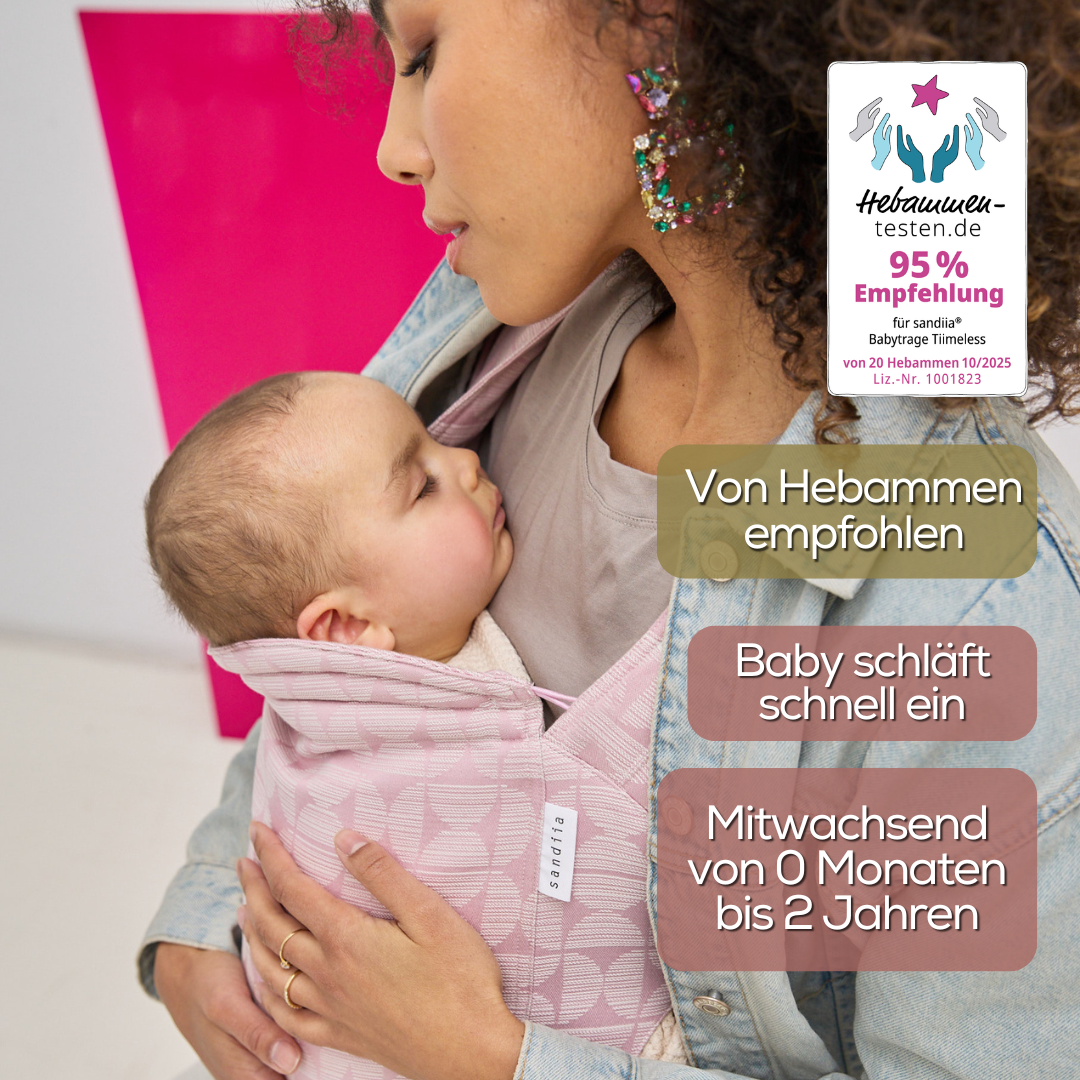 sandiia® baby carrier Tiimeless Balance Blush