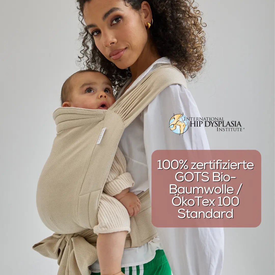 sandiia® Halfbuckle Babytrage Pearl