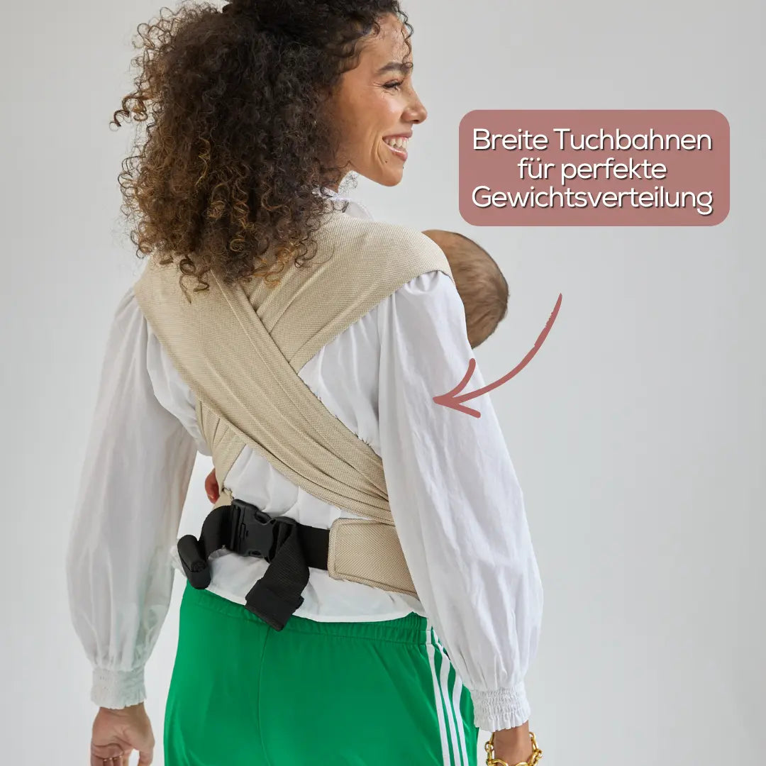 sandiia® Halfbuckle Babytrage Pearl