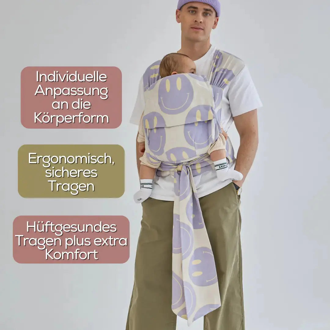sandiia® Halfbuckle Babytrage Smiile