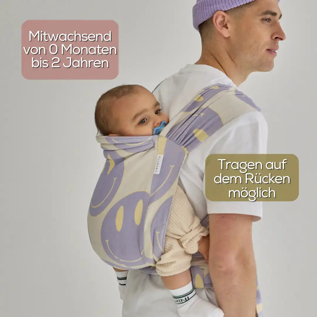 sandiia® Halfbuckle Babytrage Smiile