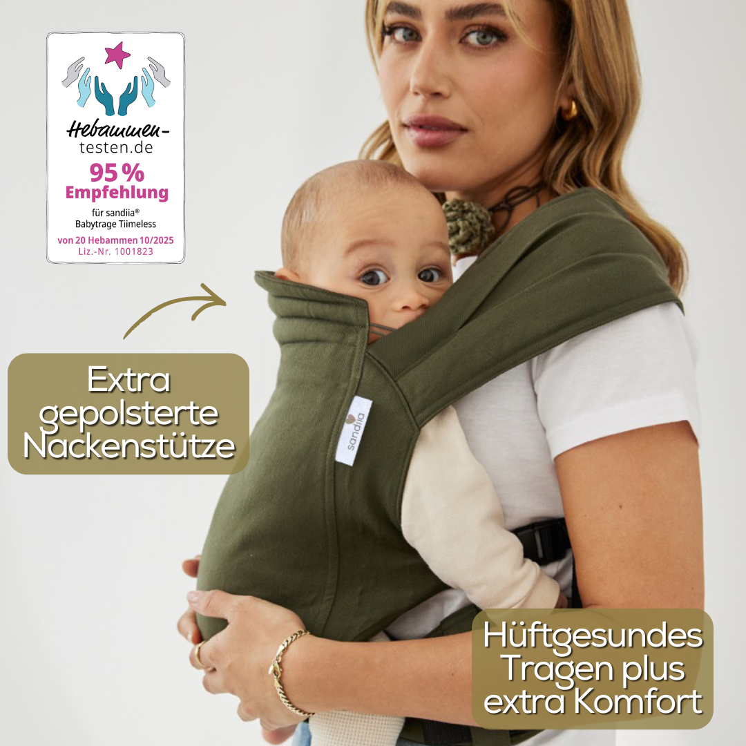 porte-bébé sandiia® Tiimeless Algue