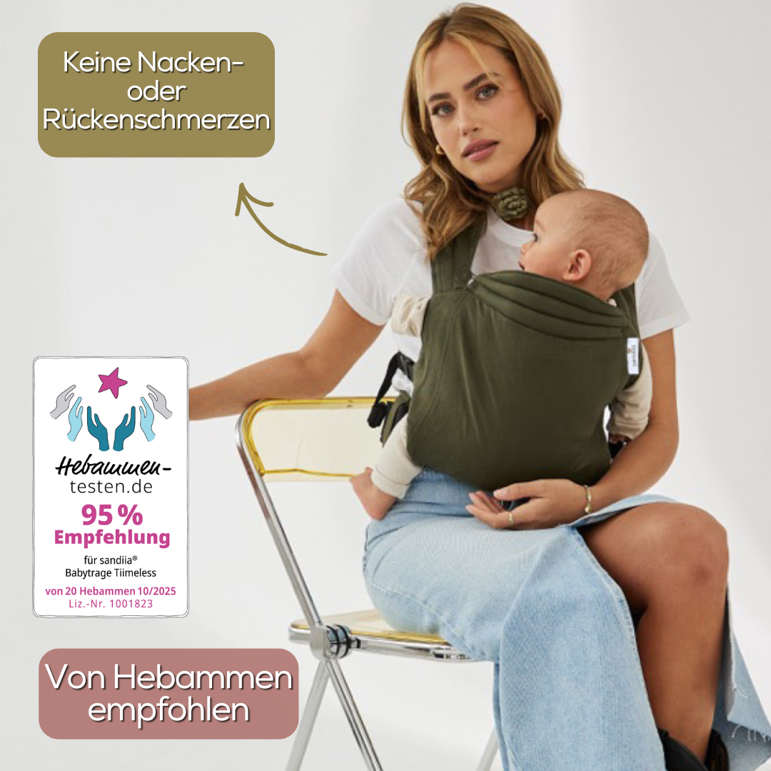 porte-bébé sandiia® Tiimeless Algue
