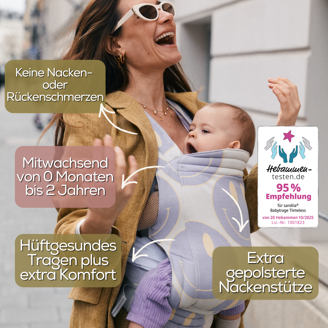 porte-bébé sandiia® Tiimeless Smiile