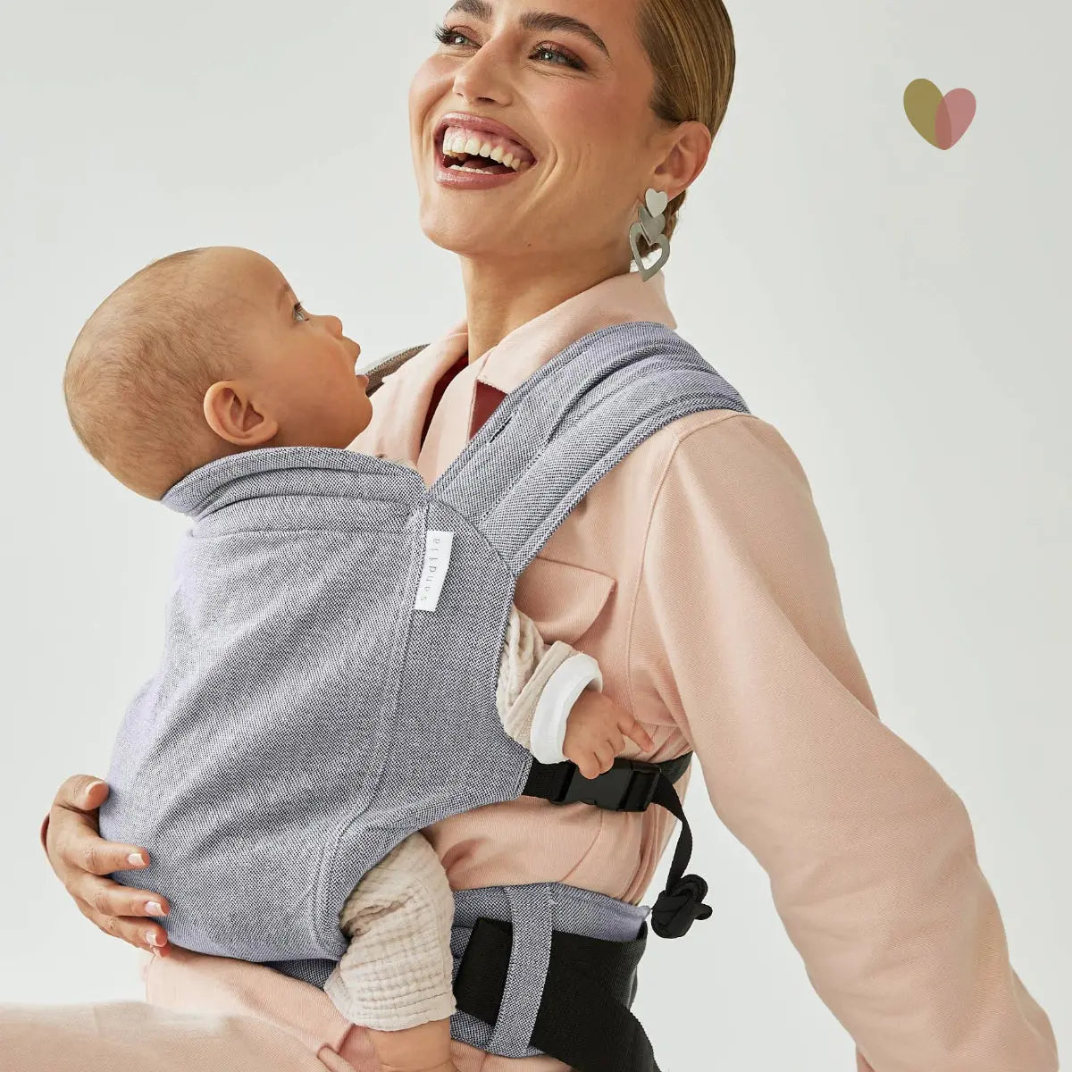 sandiia® Babytrage Tiimeless Cloud / Hellgrau
