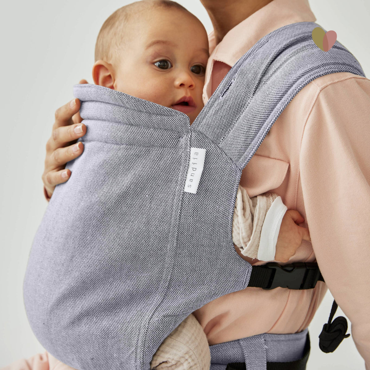 sandiia® baby carrier Tiimeless Cloud / light gray