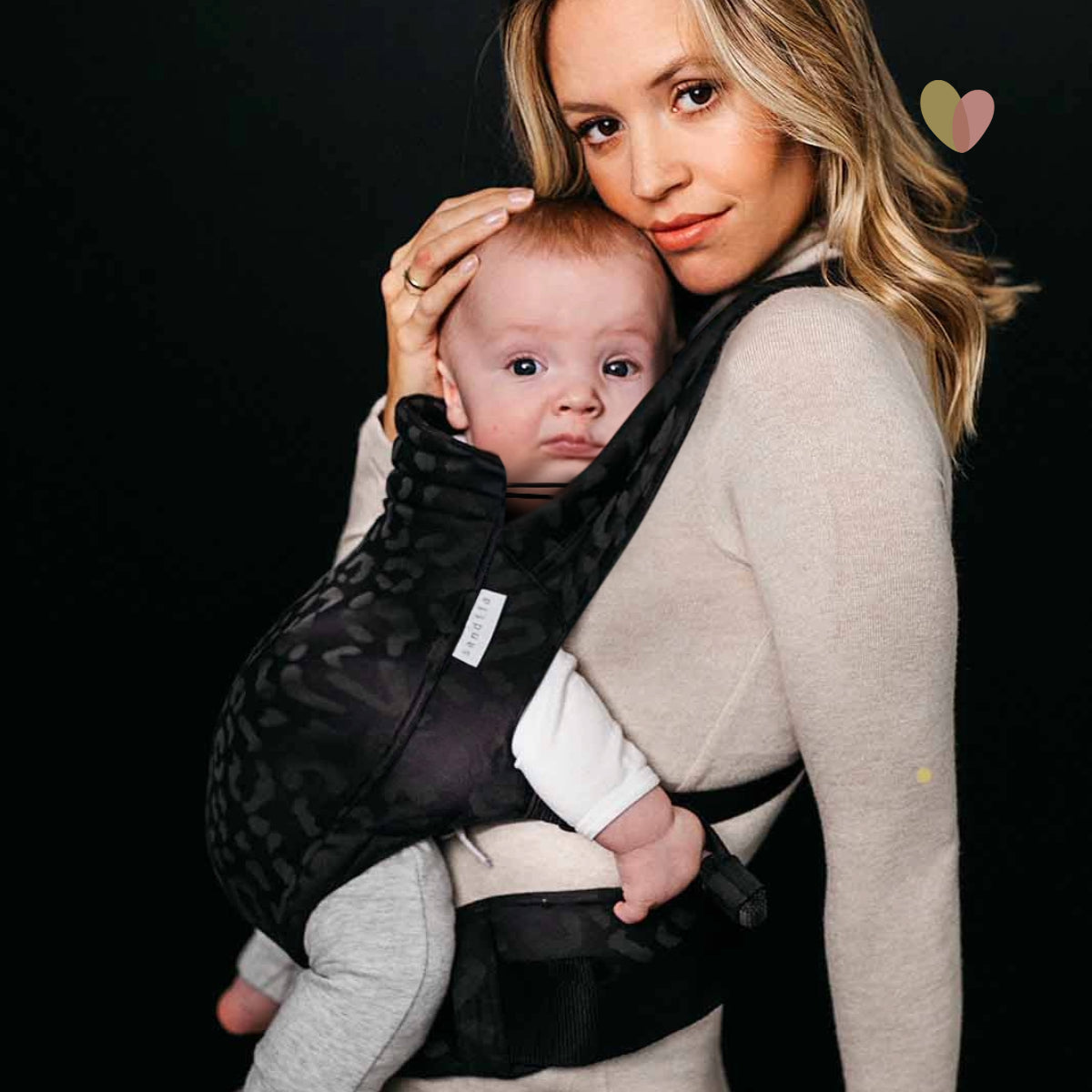 sandiia® baby carrier Tiimeless Leodiia Black