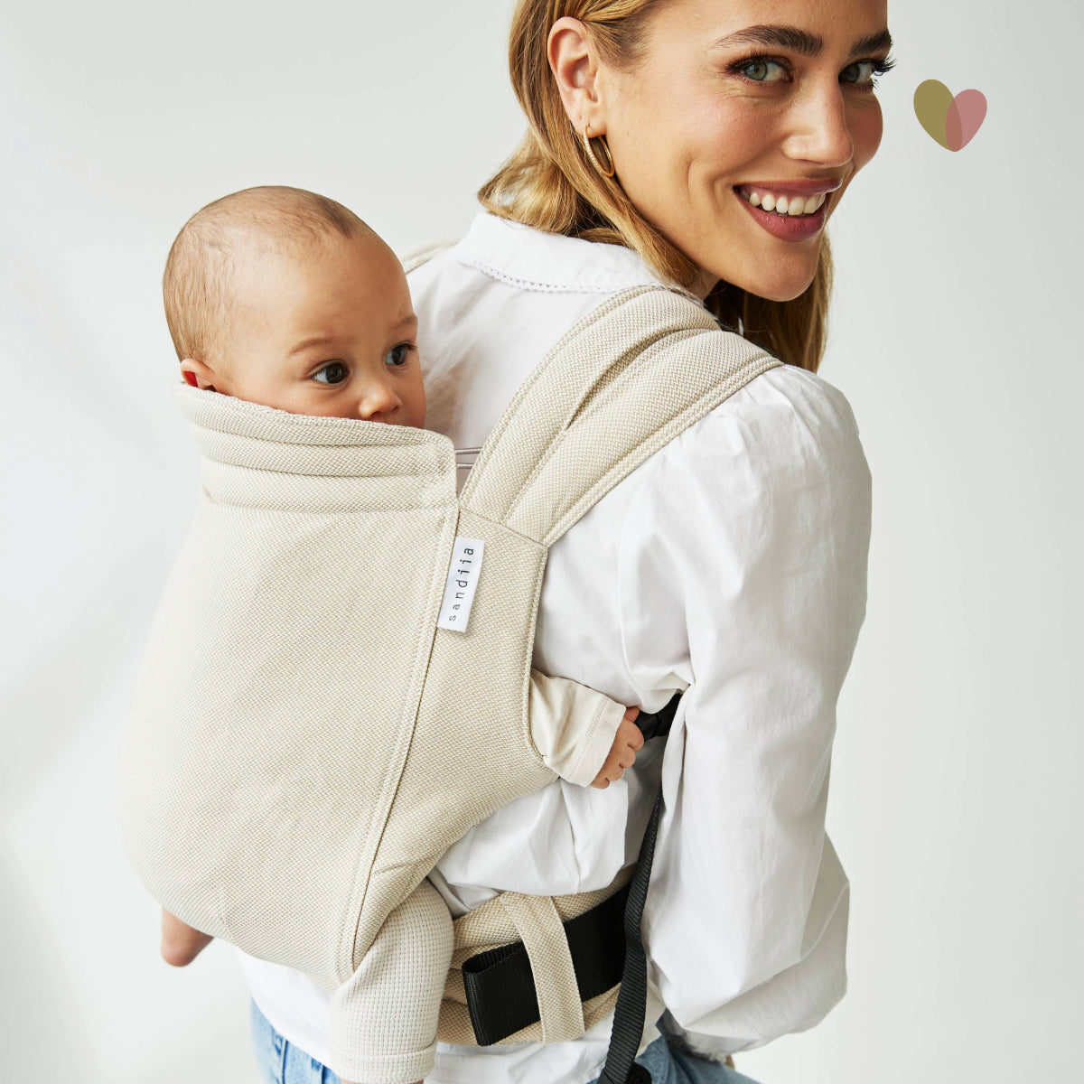 sandiia® baby carrier Tiimeless Pearl
