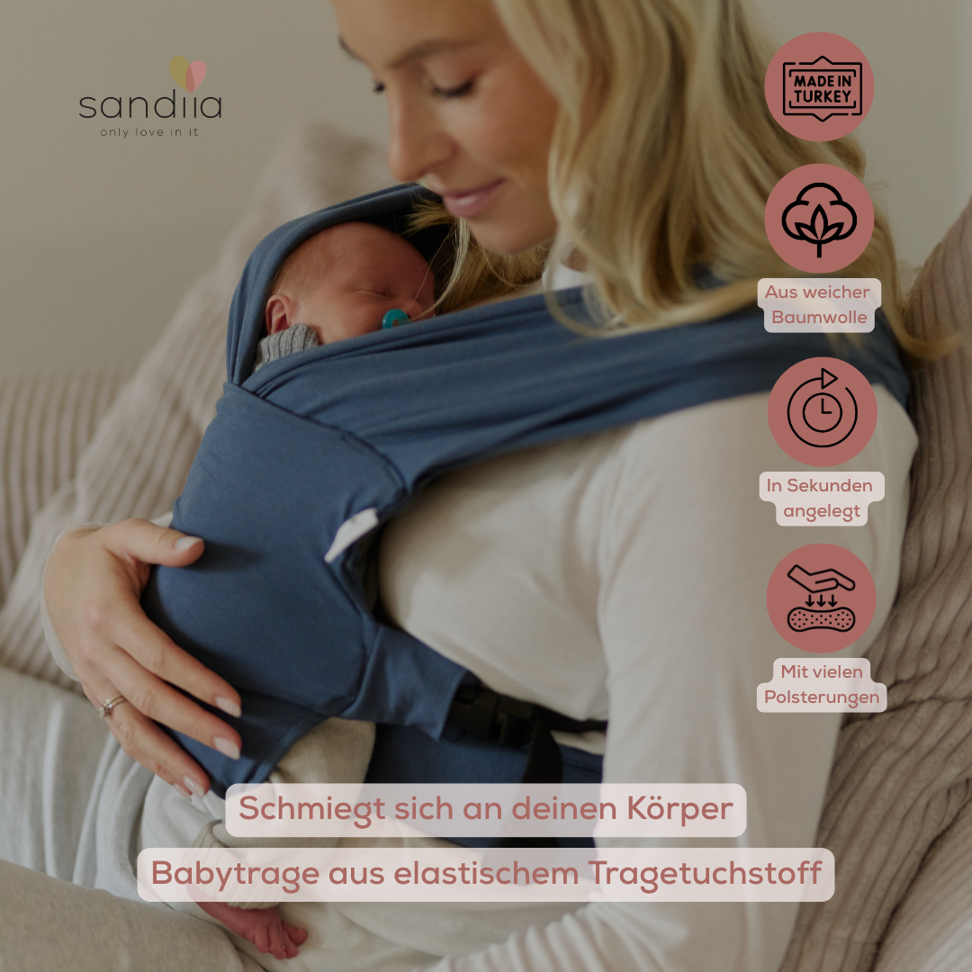 sandiia® Newborn Carrier "Cocoon" Navi