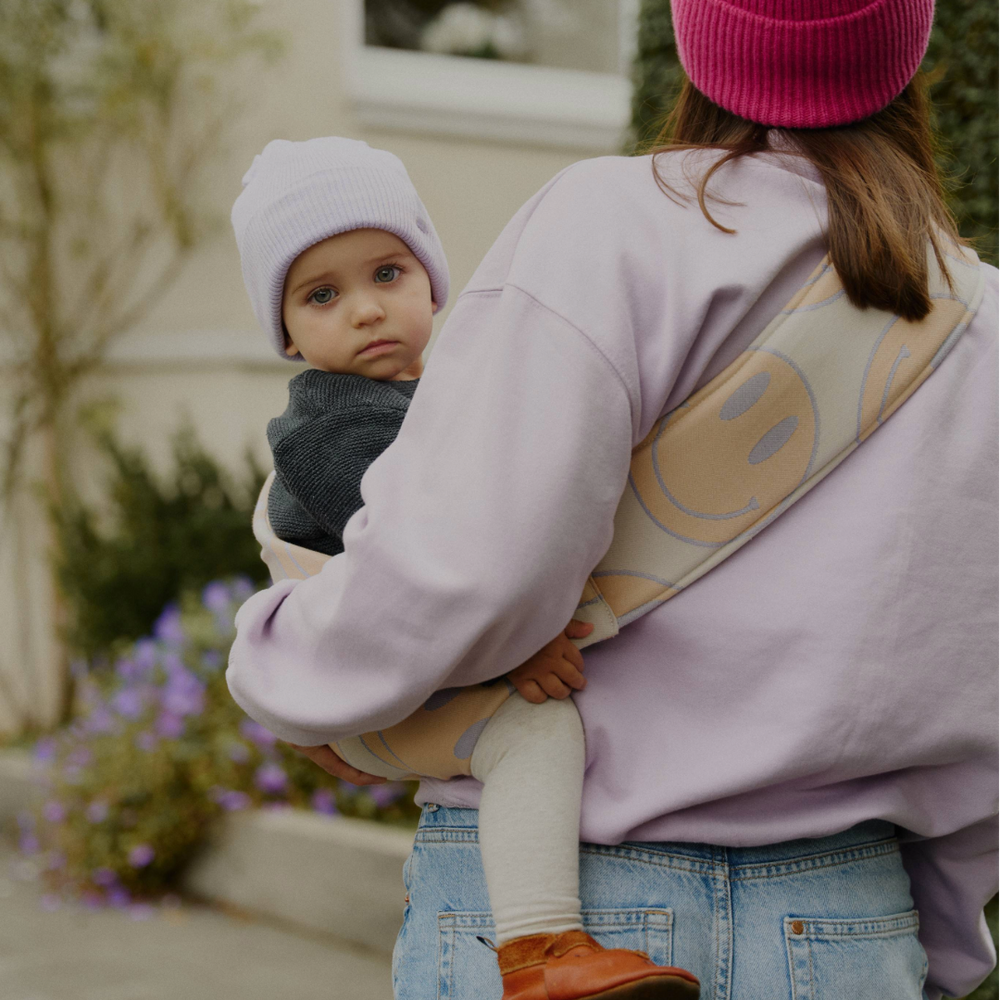 sandiia® hip carrier "Hipster Smiile Peach"