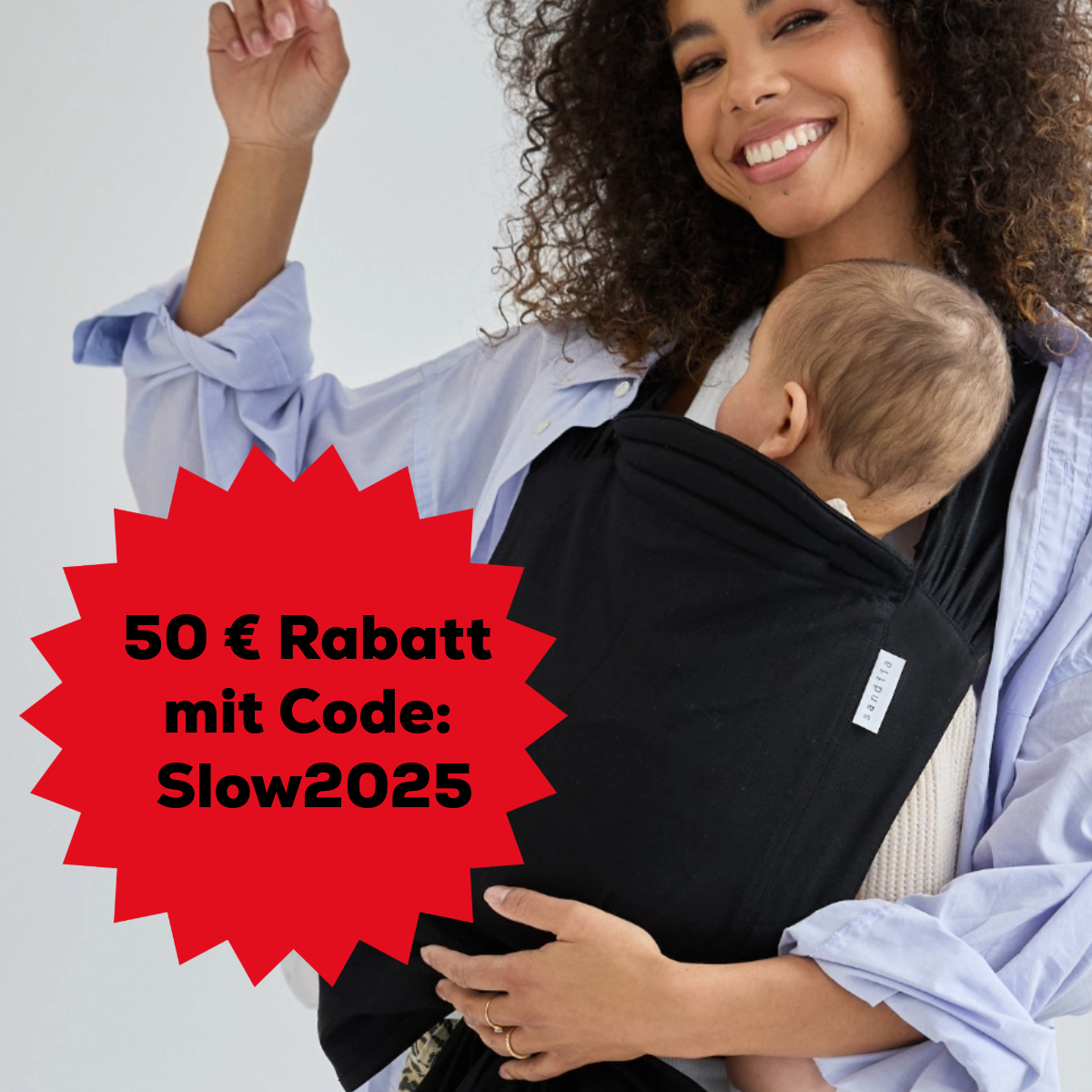 sandiia® Halve gespdrager Zwart