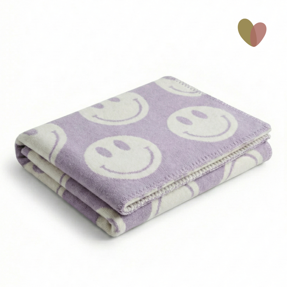 sandiia® reversible baby blanket Smiile