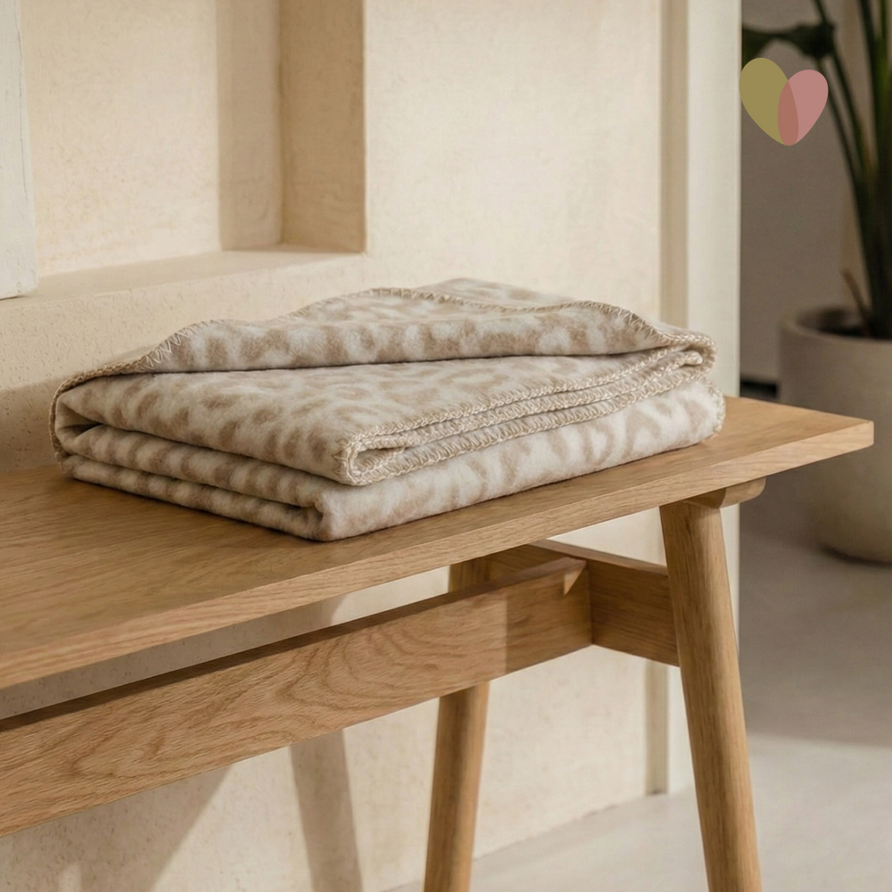 sandiia® reversible baby blanket Leodiia Sand