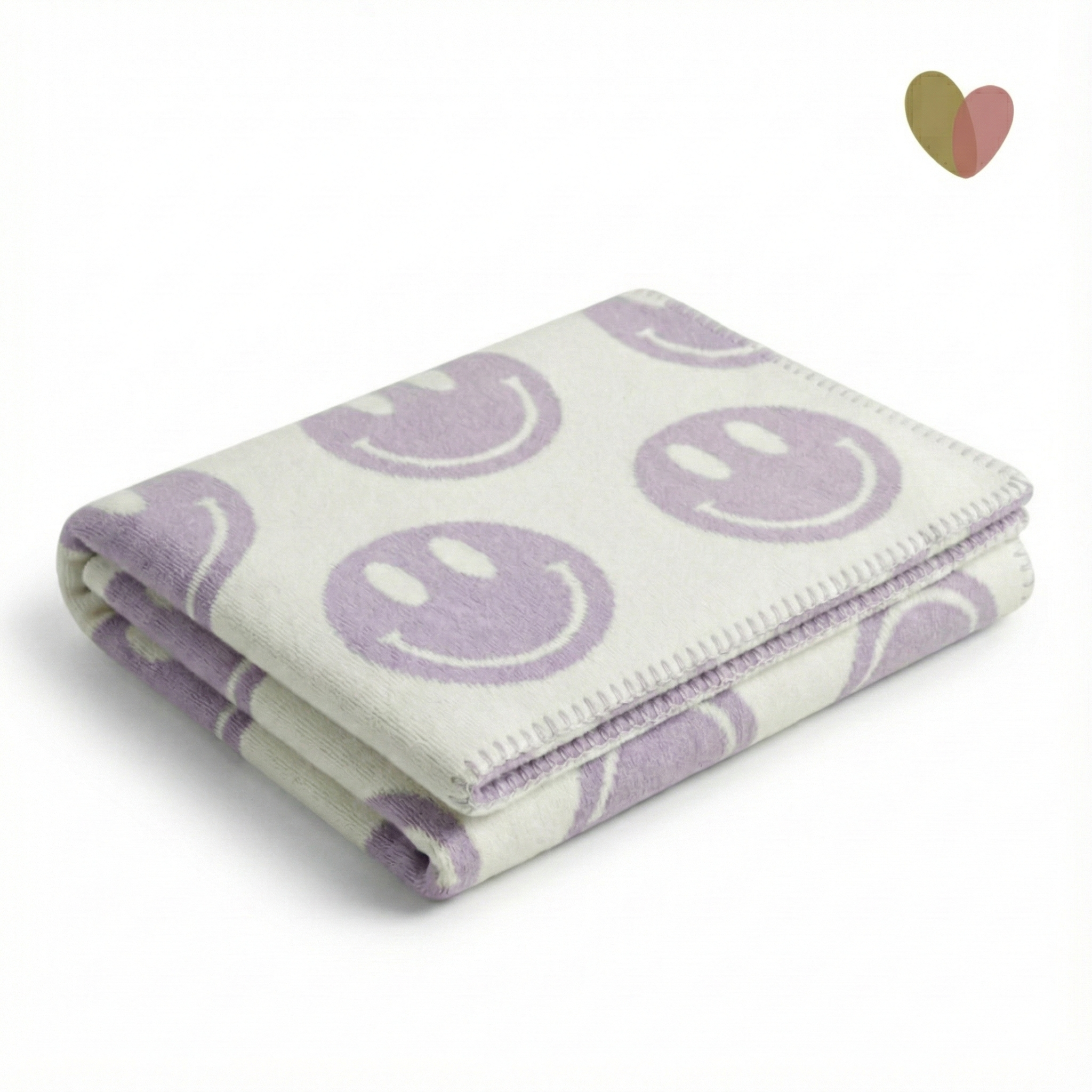 sandiia® Wende-Babydecke Smiile