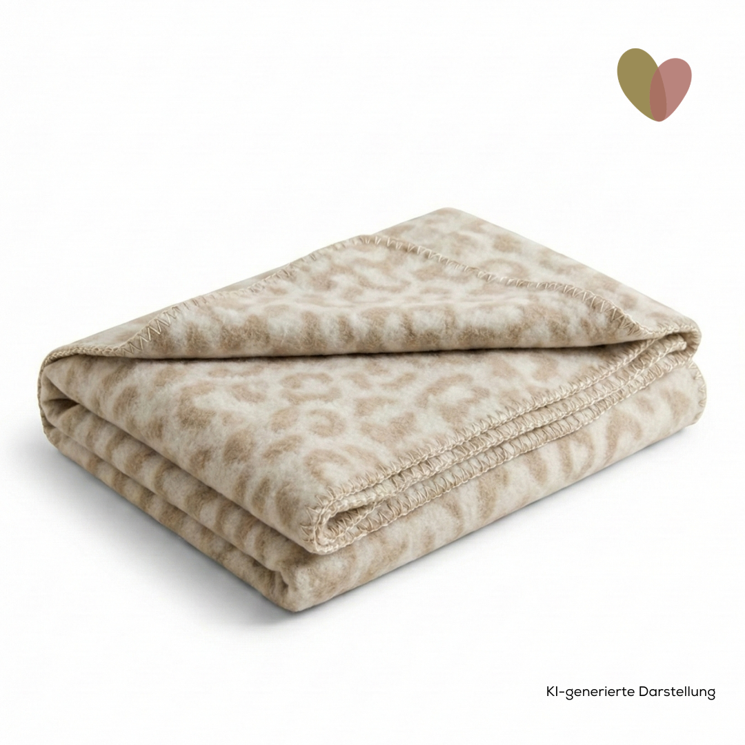 sandiia® Wende-Babydecke Leodiia Sand 