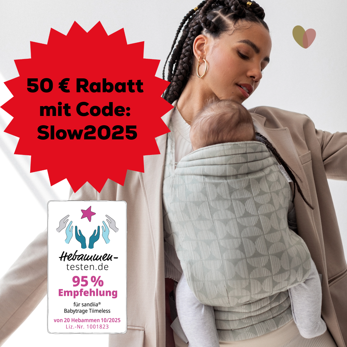 sandiia® baby carrier Tiimeless Balance Sageii 