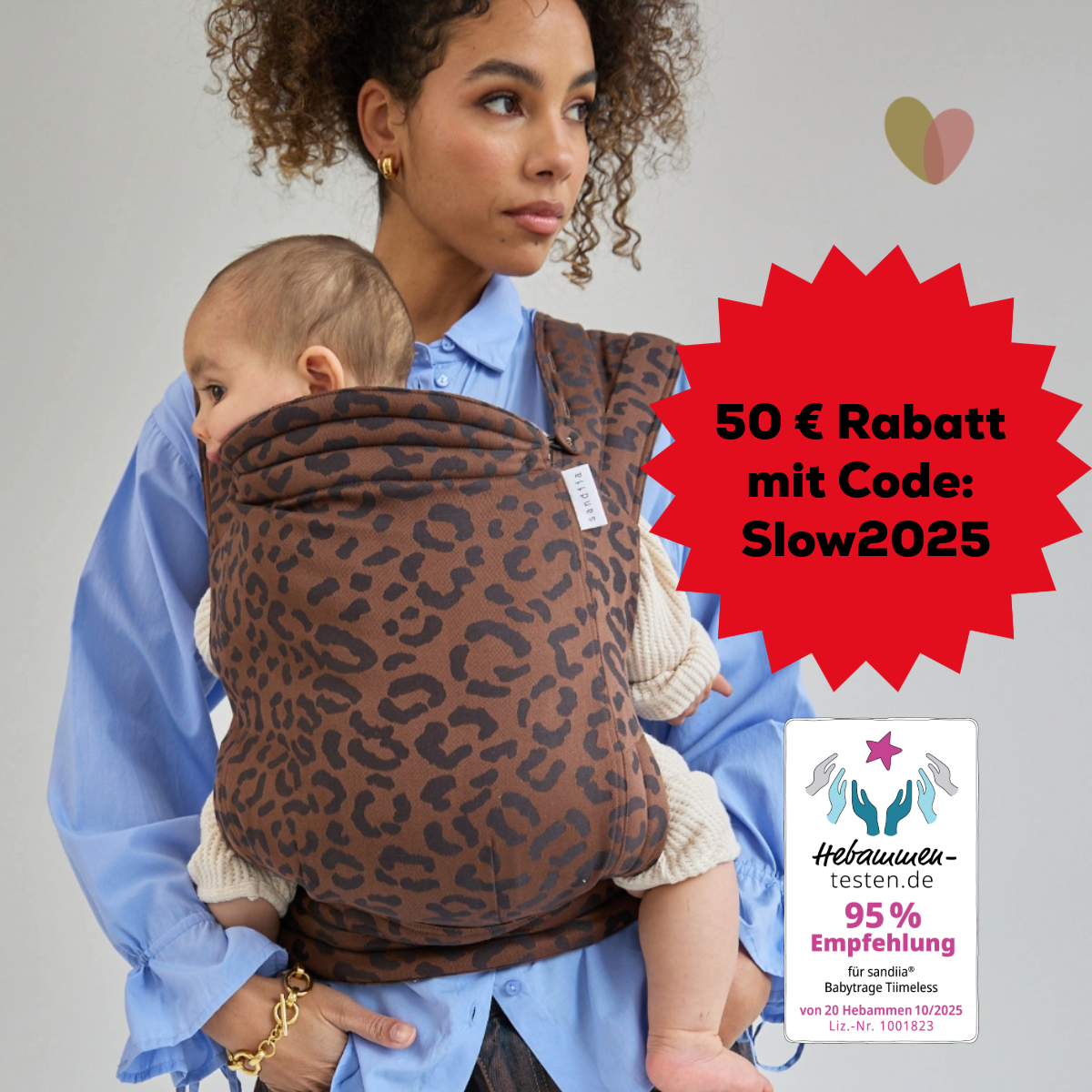 sandiia® baby carrier Tiimeless Leodiia Mocha 