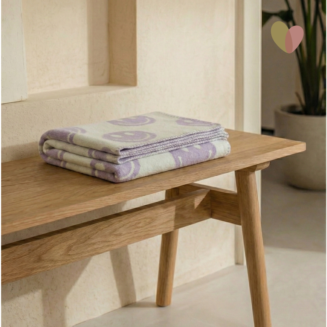 sandiia® Wende-Babydecke Smiile