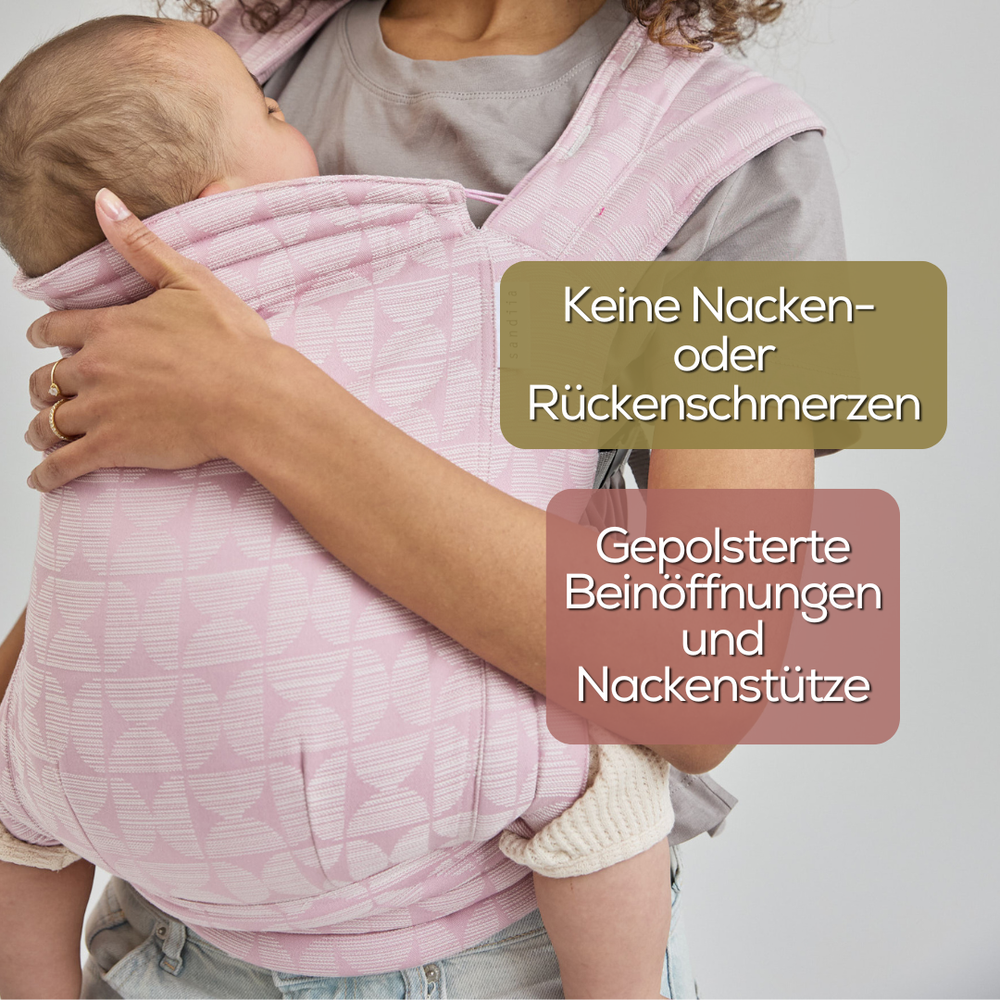 sandiia® baby carrier Tiimeless Balance Blush 