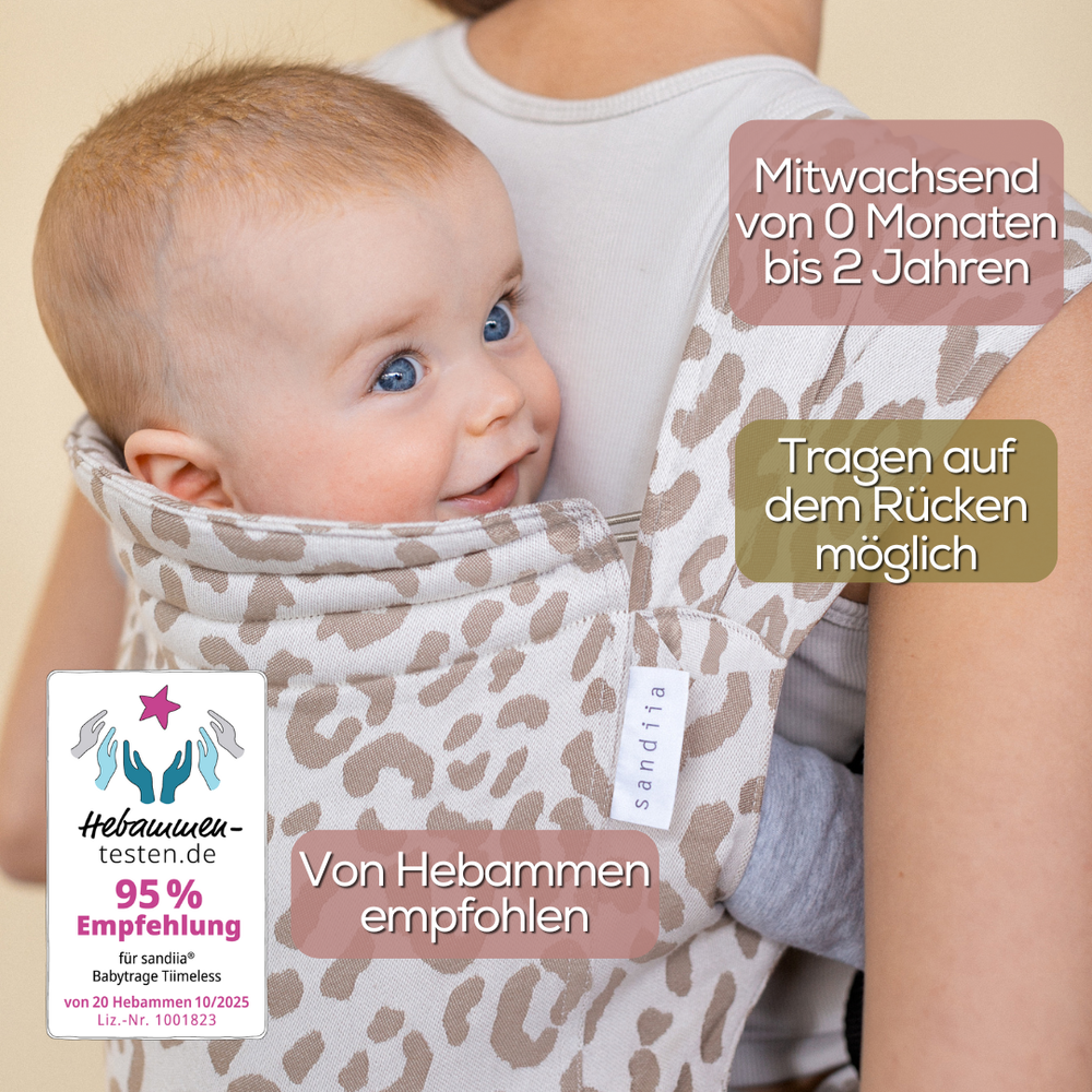 sandiia® baby carrier Tiimeless Leodiia Sand 