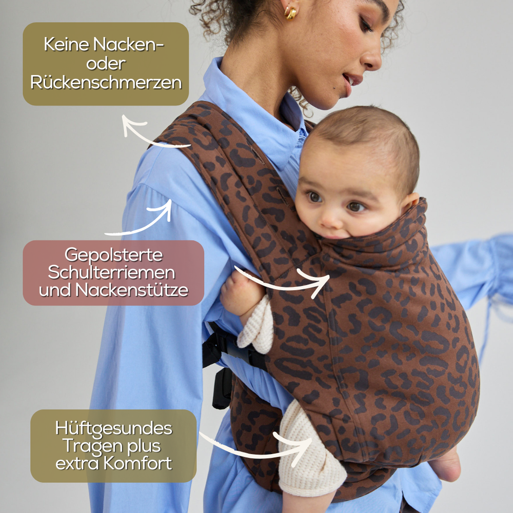 sandiia® baby carrier Tiimeless Leodiia Mocha 