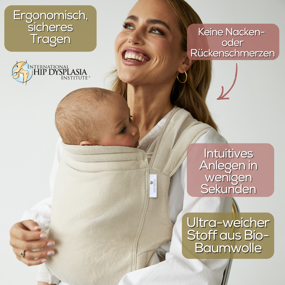 sandiia® baby carrier Tiimeless Pearl