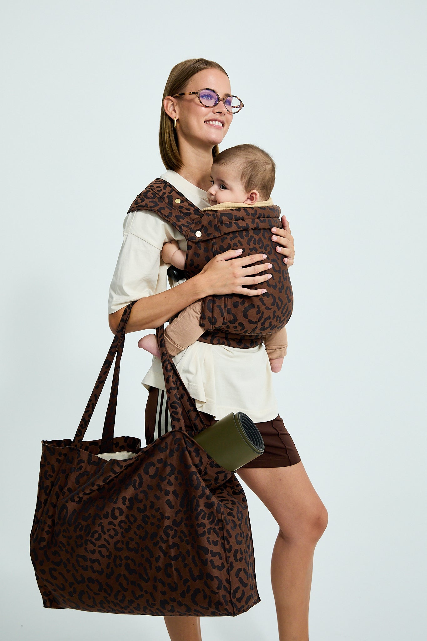 sandiia® Babytrage Tiimeless Comfort+ Leodiia Mokka